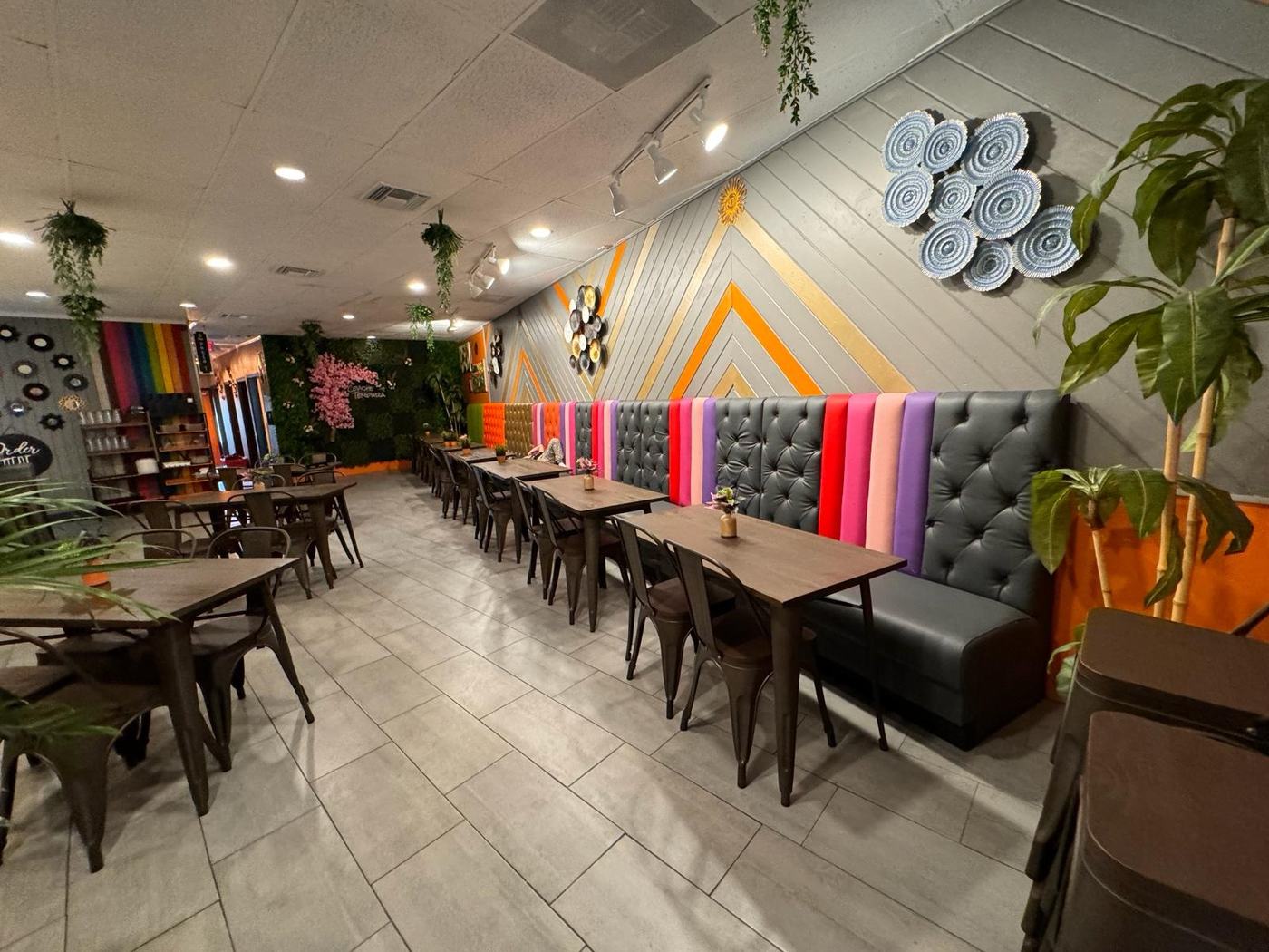Dining room at Ceviche Tempura